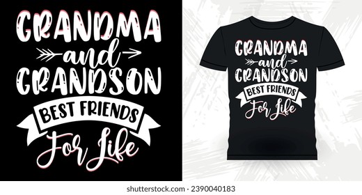 Funny Grandma Vintage Mother's Day T-shirt Design