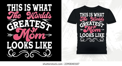 Funny Grandma Vintage Mother's Day T-shirt Design