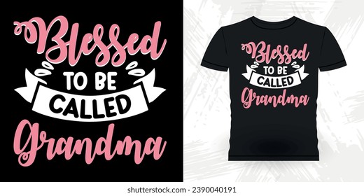 Funny Grandma Vintage Mother's Day T-shirt Design