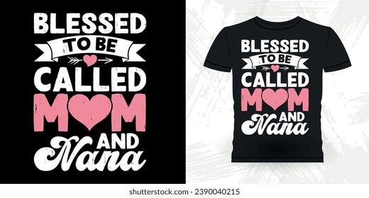 Funny Grandma Vintage Mother's Day T-shirt Design