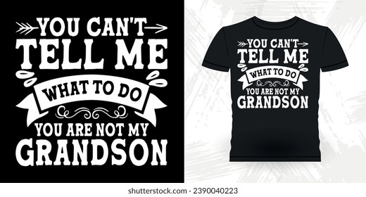 Funny Grandma Vintage Mother's Day T-shirt Design