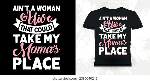 Funny Grandma Vintage Mother's Day T-shirt Design