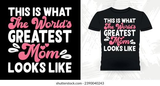 Funny Grandma Vintage Mother's Day T-shirt Design