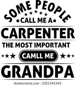 Funny Grandpa T-shirt Design Quote