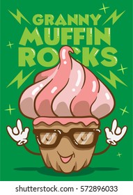 Funny Granny Muffin