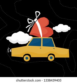 Funny graphic card background template. Abstract creative modern illustration for design poster, card, invitation, bag print, shop advertising etc. 