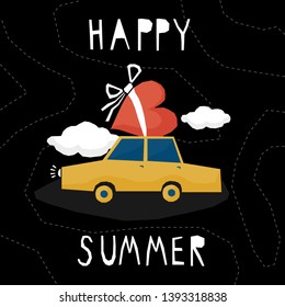 Funny graphic card background template. Abstract creative modern illustration for design poster, card, invitation, bag print, shop advertising etc. 