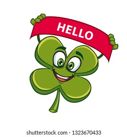 Funny Green Clover