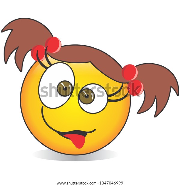 Funny Grin Isolated Emoji Vector Stock Vector (Royalty Free) 1047046999 ...