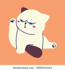 FUNNY GRUMPY CAT VECTOR DESIGN