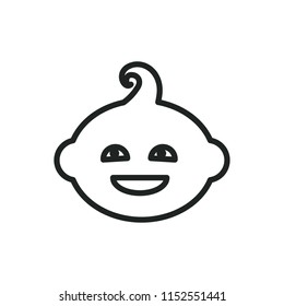 funny hairdo vector icon