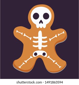 Funny Halloween art, vector Illustration