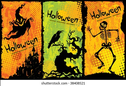 Funny Halloween background