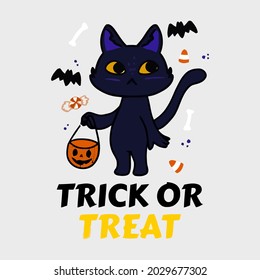 funny halloween cat costume halloween gift wo racerback design vector illustration for use in design and print wall art poster canvas