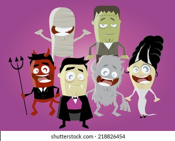 funny halloween characters