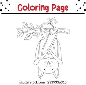 funny Halloween coloring page for kids