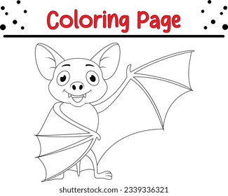 funny Halloween coloring page for kids