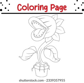 funny Halloween coloring page for kids