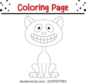 funny Halloween coloring page for kids