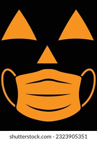 Funny Halloween ghost vector art design, eps file. design file for t-shirt. SVG, EPS cuttable design file