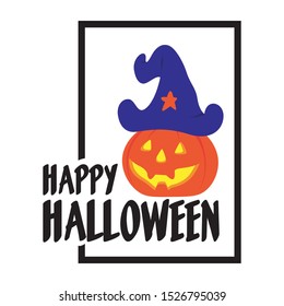 Funny Halloween Illustration Vector Logo