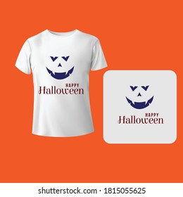 Funny halloween Print on T-shirts, sweatshirts and souvenirs. Vector illustration