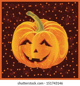 Funny Halloween pumpkin