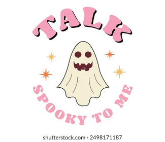 funny Halloween quote retro typography