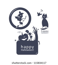 funny halloween set