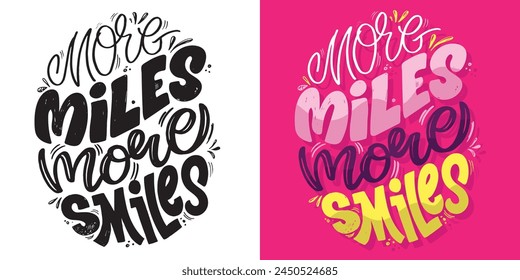 Funny hand drawn doodle lettering quote. 100% vector image. T-shirt design. 