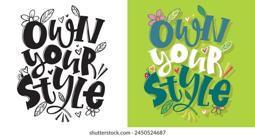 Funny hand drawn doodle lettering quote. 100% vector image. T-shirt design. 