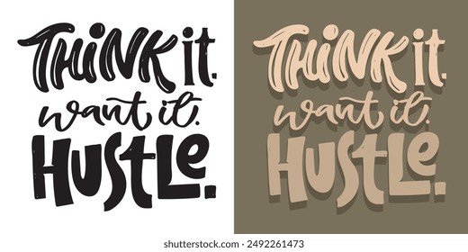 Funny hand drawn doodle lettering quote. Lettering for t-shirt design, mug print, bag print, clothes fashion. 100% hand drawn vector image.