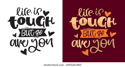 Funny hand drawn doodle lettering quote. Lettering for t-shirt design, mug print, bag print, clothes fashion. 100% hand drawn vector image.