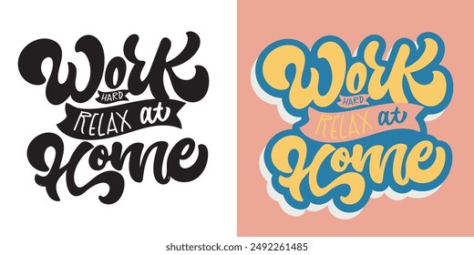 Funny hand drawn doodle lettering quote. Lettering for t-shirt design, mug print, bag print, clothes fashion. 100% hand drawn vector image.