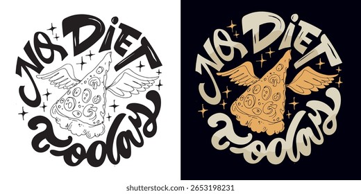Funny hand drawn doodle lettering quote about good food. Lettering for t-shirt design, mug print, bag print, clothes fashion. 100% hand drawn vector image.