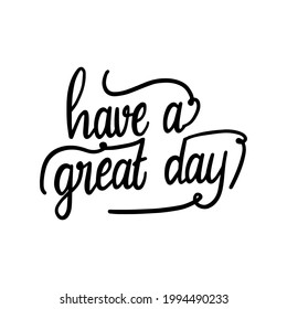 Funny hand drawn lettering. Greeting card for print. Greeting card template. Vector illustration