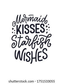 Funny hand drawn lettering quote. Cool phrase for print and poster design. Inspirational feminism slogan. Greeting card template. Vector illustration