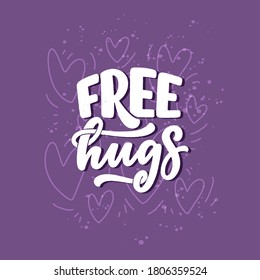 Funny hand drawn lettering quote. Cool phrase for print and poster design. Inspirational feminism slogan. Greeting card template. Vector illustration