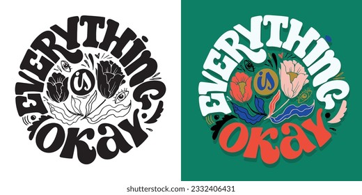 Funny hand drawn lettering quote. Cool phrase for print and poster design. Inspirational  slogan. Greeting card template. T-shirt design, mug print, tee design. Vector