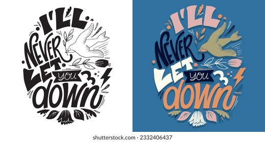 Funny hand drawn lettering quote. Cool phrase for print and poster design. Inspirational  slogan. Greeting card template. T-shirt design, mug print, tee design. Vector