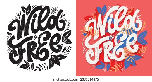 Funny hand drawn lettering quote. Cool phrase for print and poster design. Inspirational  slogan. Greeting card template. T-shirt design, mug print, tee design. Vector