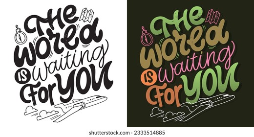 Funny hand drawn lettering quote. Cool phrase for print and poster design. Inspirational  slogan. Greeting card template. T-shirt design, mug print, tee design. Vector