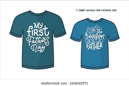 Funny hand drawn lettering quotes for Family Look design. Cool phrases for t shirt print. Inspirational slogans for Father's Day. Funny typography fashion template. Vector illustration