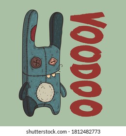 Hübsches, handgefertigtes Voodoo-Kaninchen