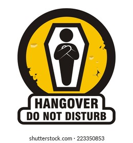 Funny hangover sign