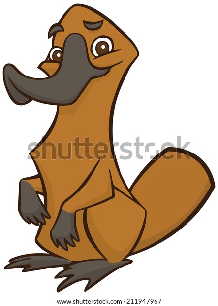 funny looking platypus cartoon funny looking platypus cartoon