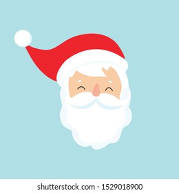 Funny happy Santa Claus character 