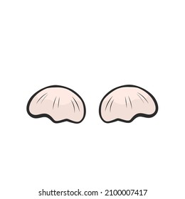 funny hare bunny paws for easter mask holiday