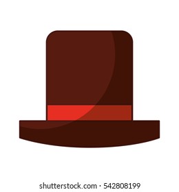 funny hat party isolated icon vector illustration design