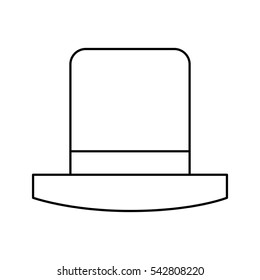 funny hat party isolated icon vector illustration design